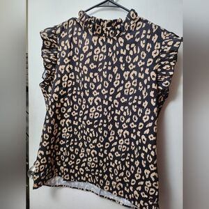 Cheetah print top